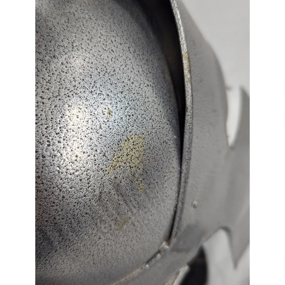 Spartan Warrior Helmet Armor Achilles Troy Metal Black‎ Large Heavy